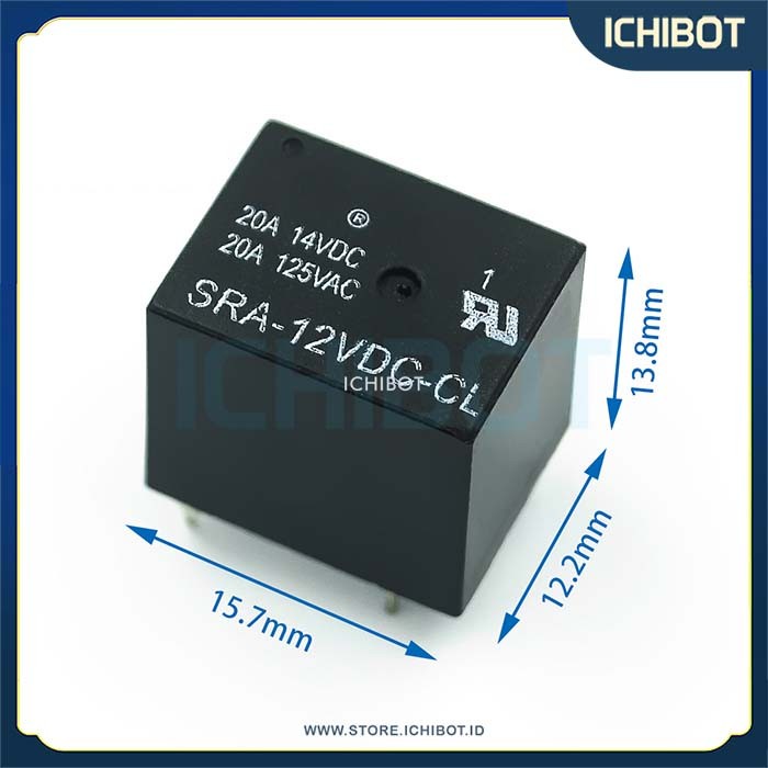 Jual Relay 12V SRA-12V T74 20A 5 Pin Relay 5P | Shopee Indonesia