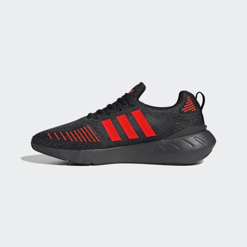 Jual SEPATU ADIDAS SWIFT RUN 22 BLACK SOLAR RED GREY ORIGINAL Shopee Indonesia