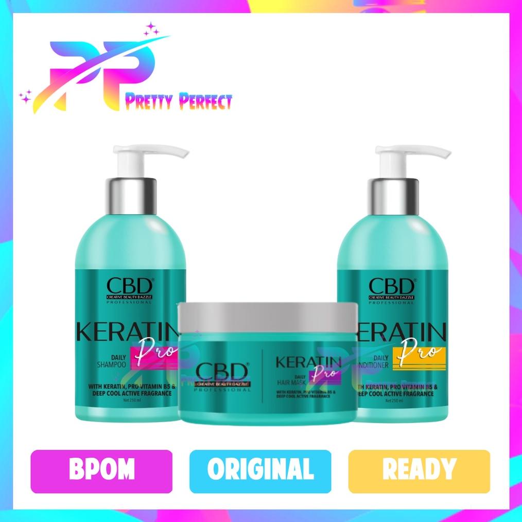 Jual CBD Keratin Pro Hair Mask / Shampoo / Conditioner 250ml | Shopee ...