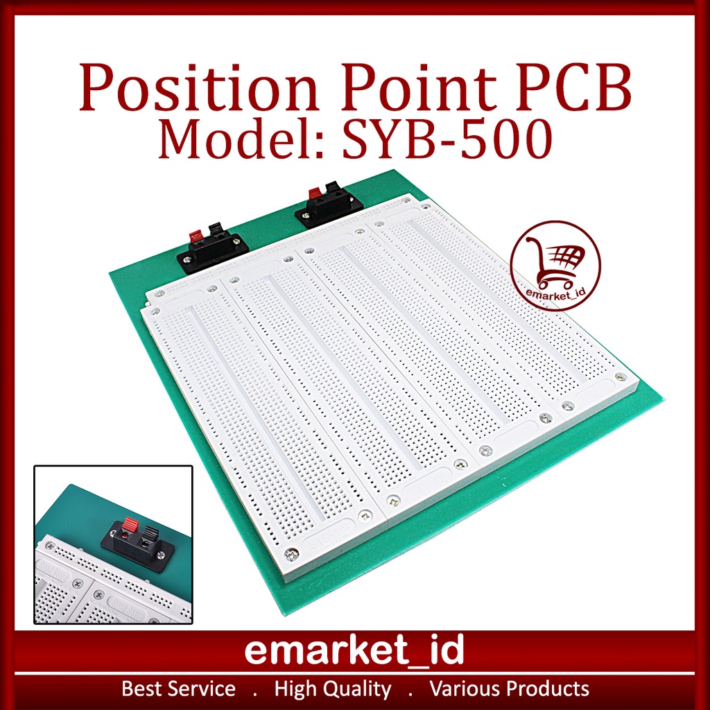 Jual Position Point PCB 4in1 SYB-500 / Breadboard Protoboard SYB500 ...