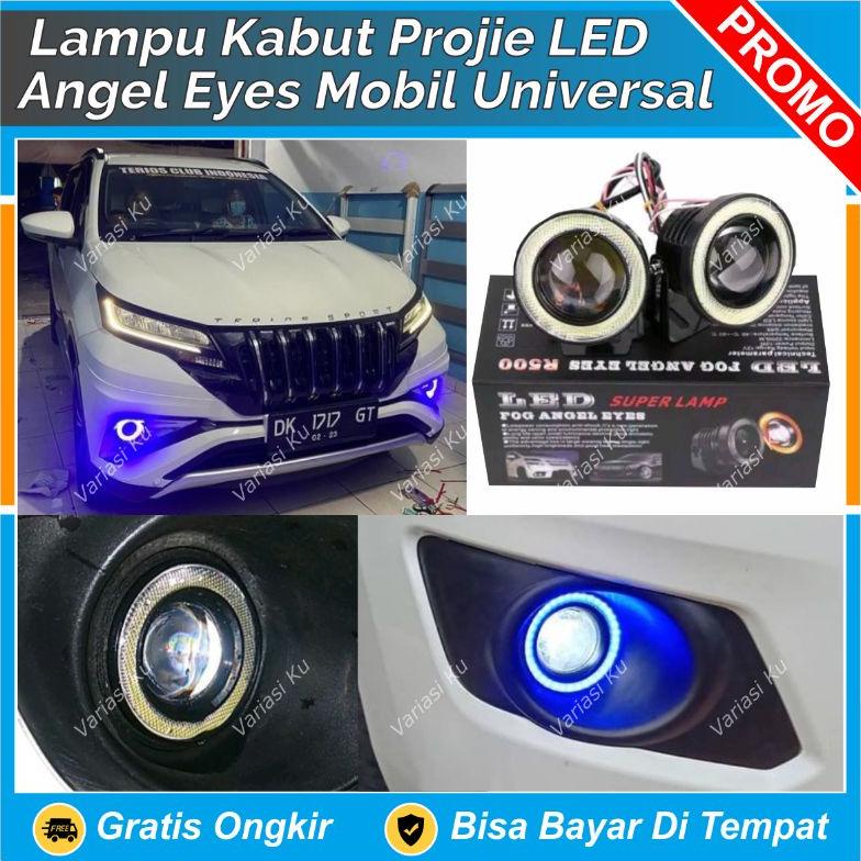 Jual Premium Lampu Led Foglamp Mobil Projie Tembak Kabut Angel Eyes Mm Mm Mode Termurah