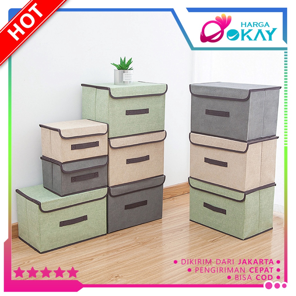 Jual HO Storage Bag 2 IN 1 Tempat Penyimpanan Serbaguna Kotak Pakaian ...