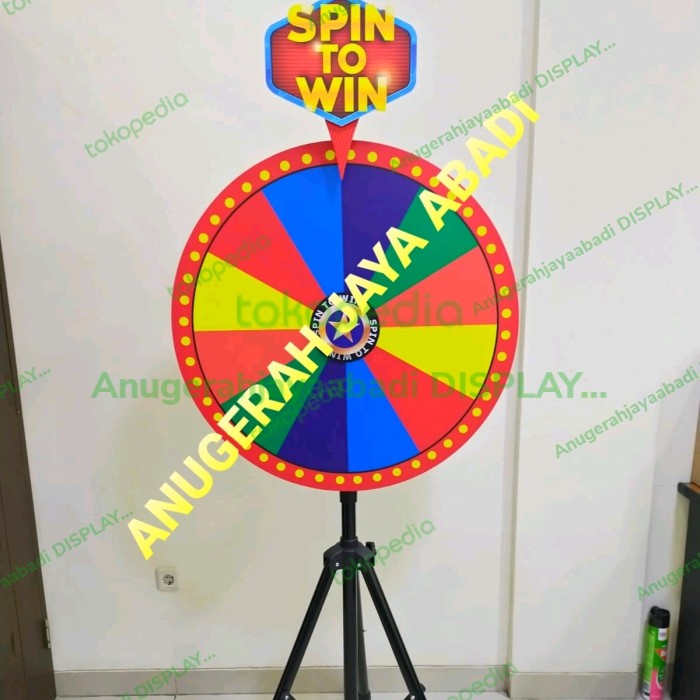 Jual Wheel Of Fortune 50Cm Model Angka Roulette /Roda Undian Angka ...