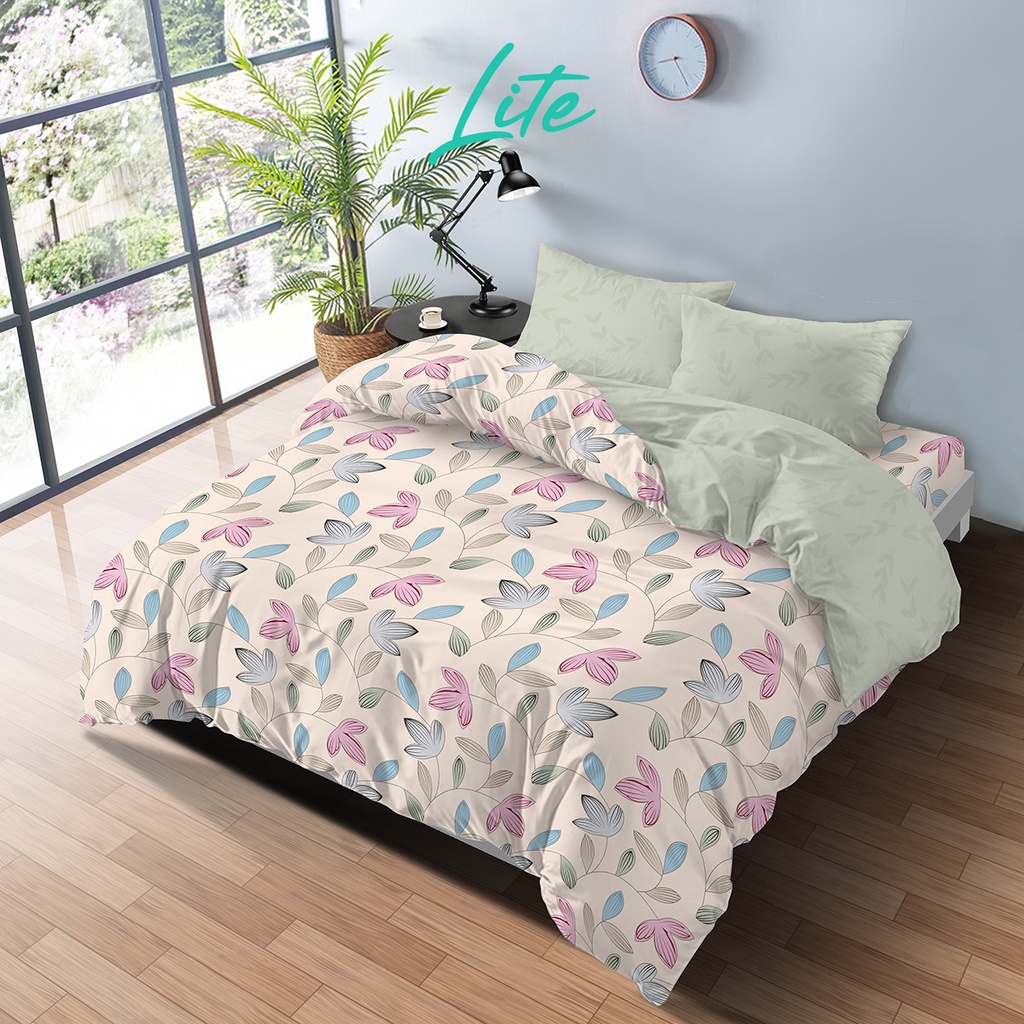 Jual Kintakun LITE Bedcover Set Fitted 160 x 200 / 180 x 200 Alora