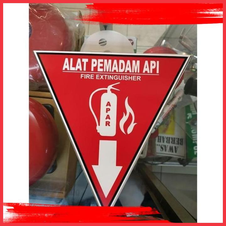 Jual Sai Stiker Apar Sticker Segitiga Alat Pemadam Sign Tanda Apar Shopee Indonesia