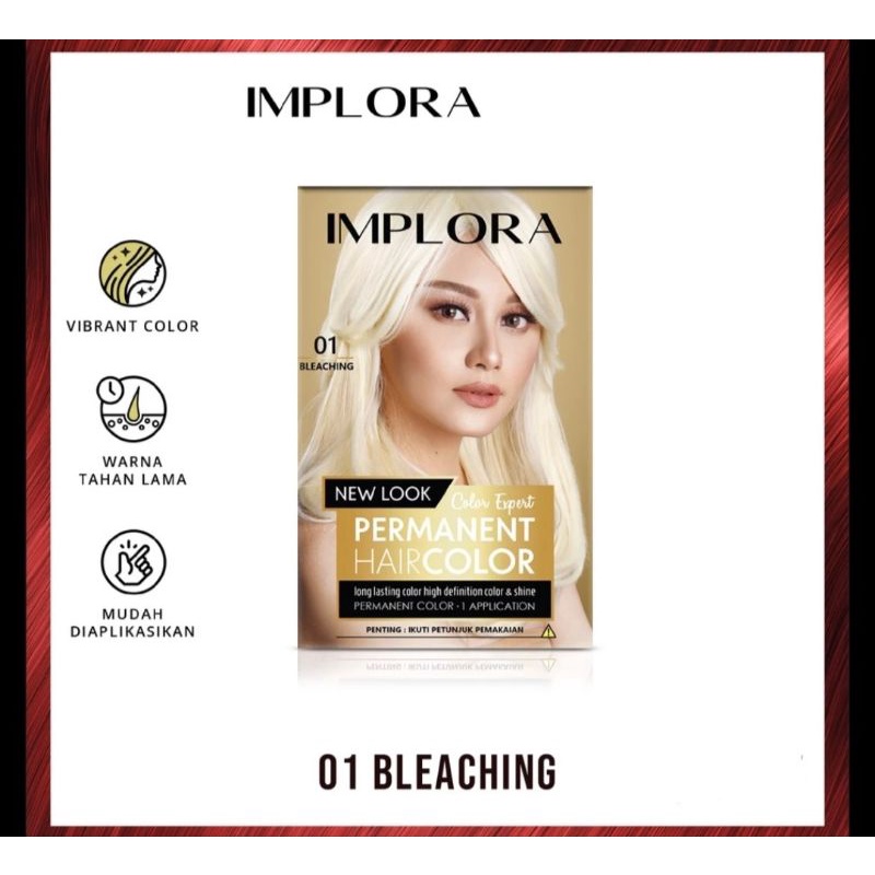 Jual PEWARNA RAMBUT/CET RAMBUT IMPLORA | Shopee Indonesia