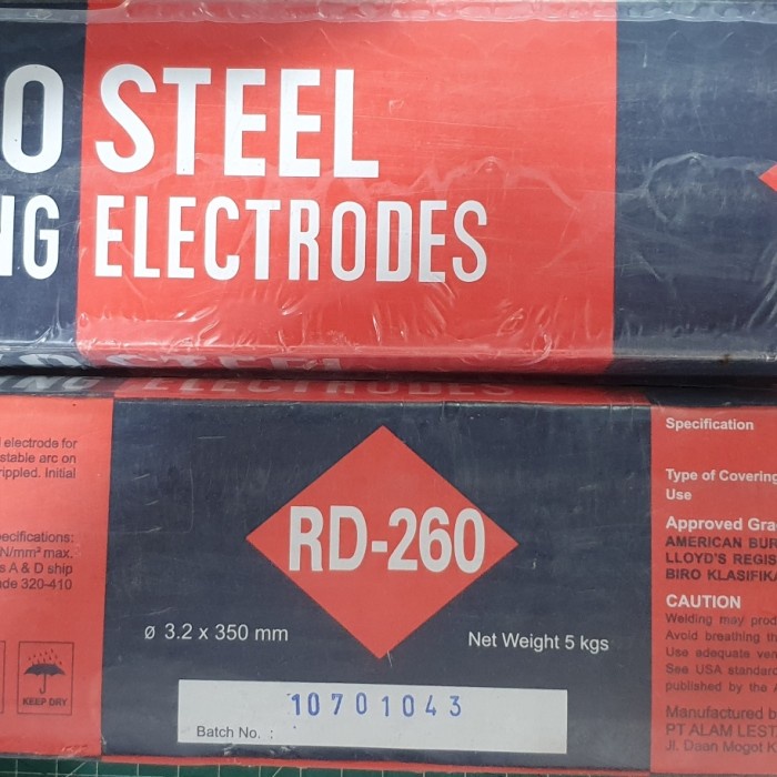 Jual Kualitas terbaik] Kawat Las RD260 3,2mm | Shopee Indonesia
