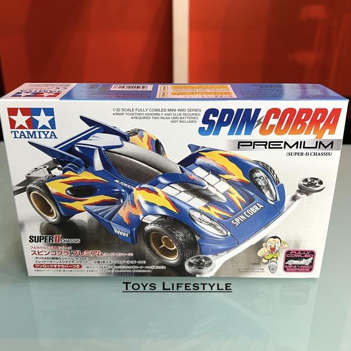 Jual Mainan Rakit Mobil Tamiya Mini 4WD - Spin Cobra (ORIGINAL ...