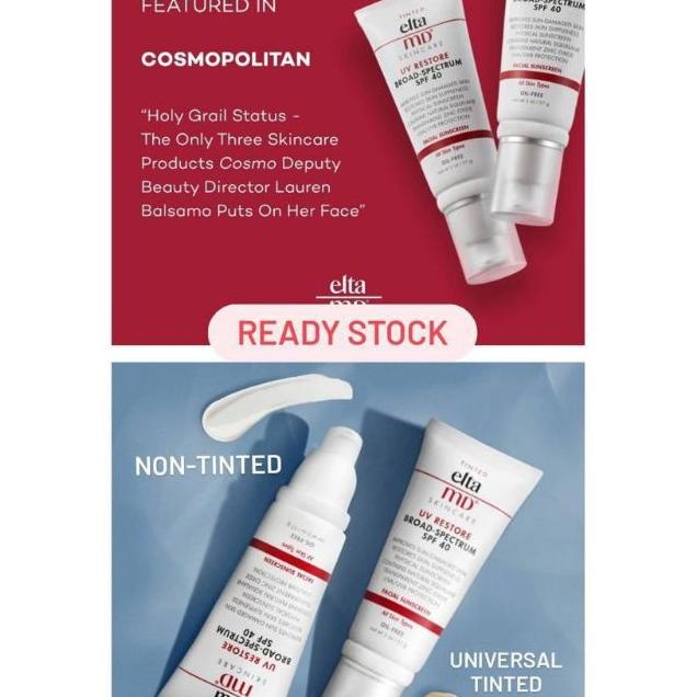 Jual Eltamd Elta Md Uv Restore BroadSpectrum Spf 40 NonTinted And Tinted. Shopee Indonesia