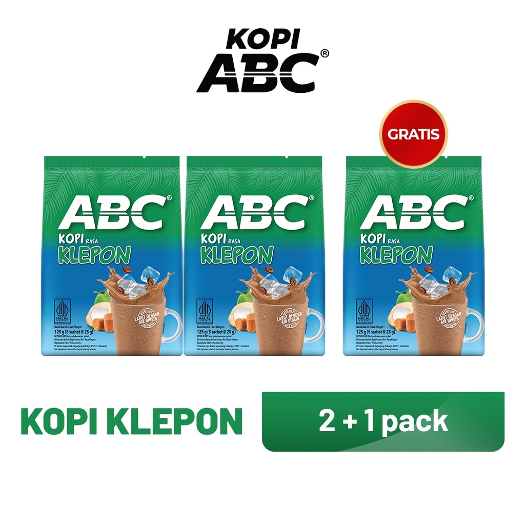 Jual Abc Kopi Klepon 3 Bag 5 X 25 Gram Shopee Indonesia 5242