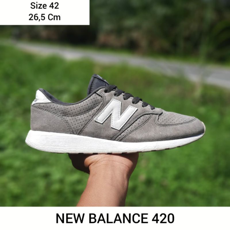 Grey new balance outlet 420 size 5