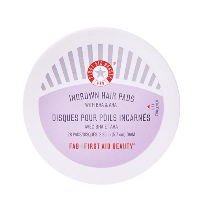 Jual First Aid Beauty Ingrown Hair Pads BHA AHA Razor Burn Ingrown Hair ...