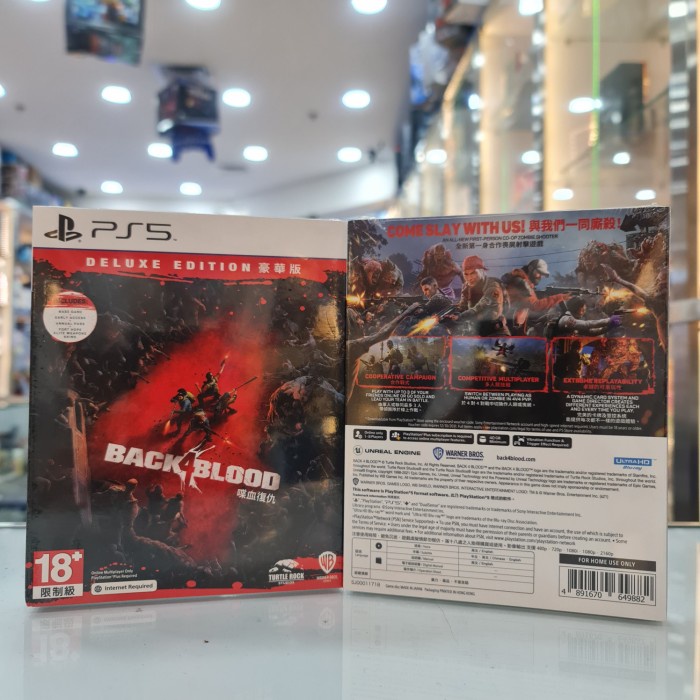 Jeu Back 4 Blood Pour PlayStation 5 (PS5) - Version Française Neuve Sous Blister