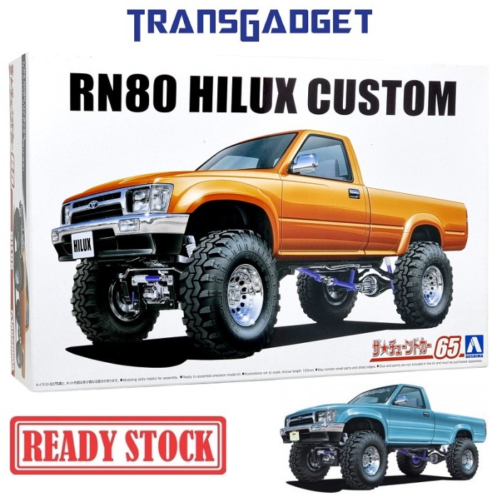 Aoshima Toyota RN80 Hilux Long Bed '95 - 1:24 Modellbausatz