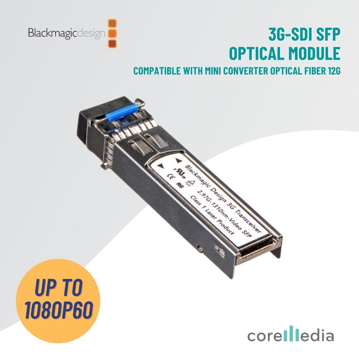 Jual BLACKMAGIC DESIGN 3G SFP LC SD/HD TRANSCEIVER OPTICAL FIBER MODULE ...
