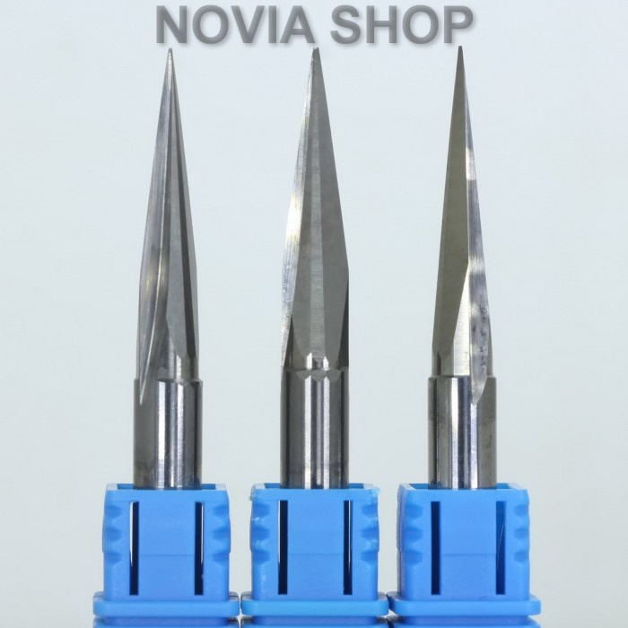 Jual cusss order] Mata Router CNC Ukir Engraving V Bit 2F MDF Kayu ...