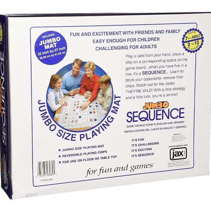 Sequence Jumbo Board Game