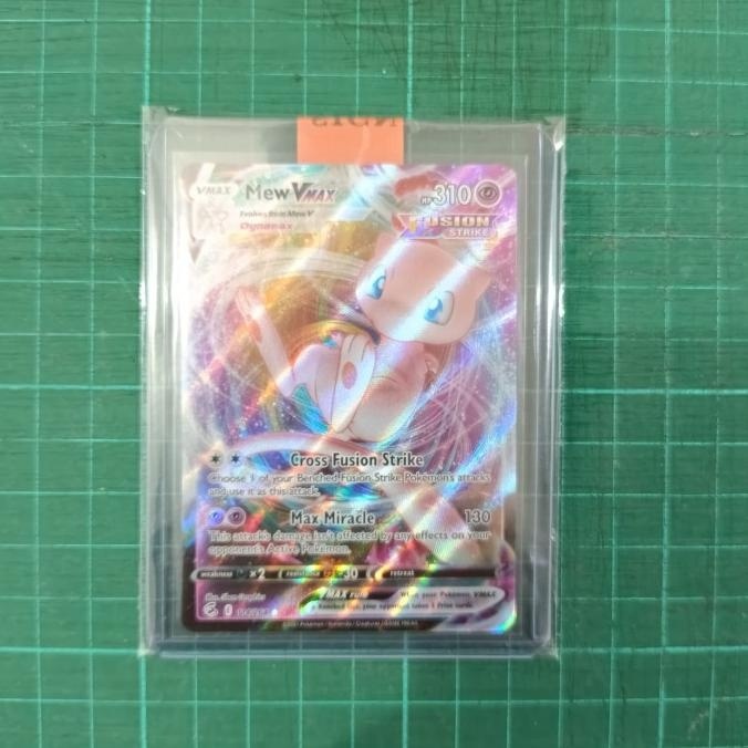 Jual Mew VMAX Full Art 114/264 Fusion Strike - Pokemon TCG English ...