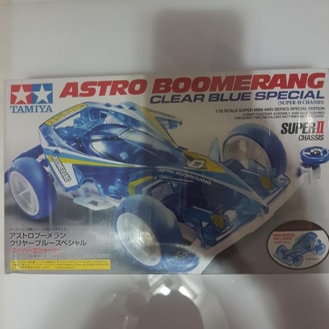 Jual tamiya astro boomerang clear blue special | Shopee Indonesia