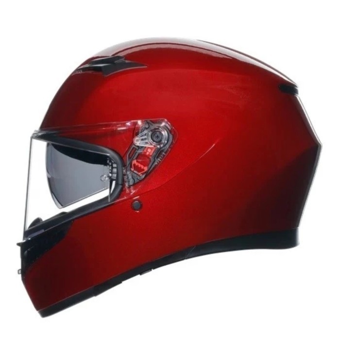Jual AGV K3 COMPETIZION RED HELM FULL FACE DOUBLE VISOR AGV K3 ORIGINAL