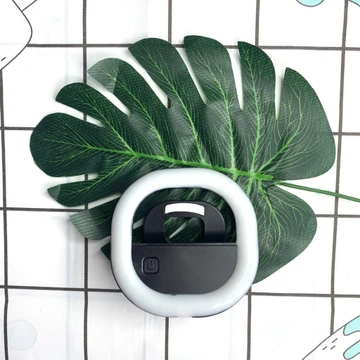 PHG Ring Selfie LED Lampu Selfie Bulat Untuk Kamera HP Mikro USB Ring Bulat