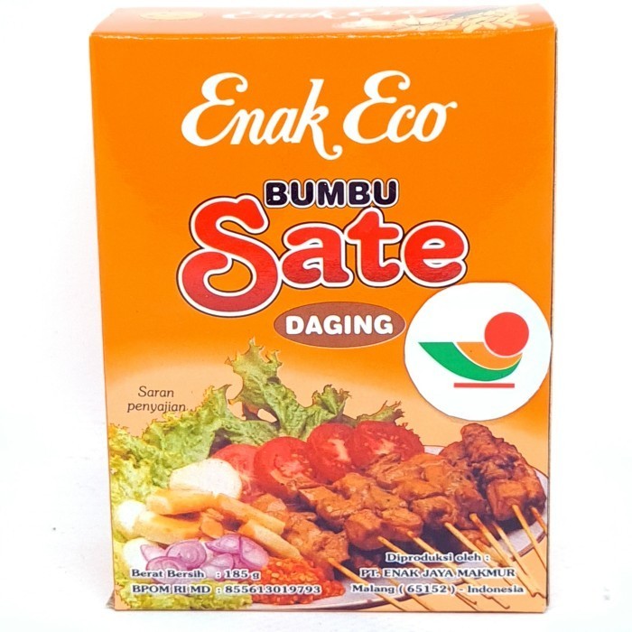 Jual !!!!!!] ENAK ECO BUMBU SATE DAGING 185gr KACANG MADURA ASLI INSTAN ...
