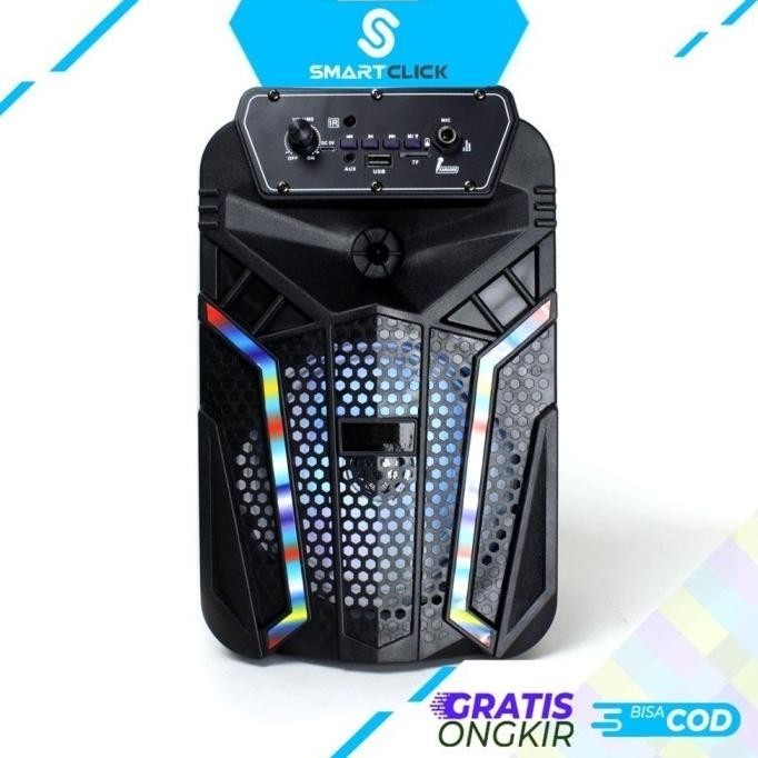 Jual var Speaker Bluetooth Karaoke Portable Extra Bass Free Microphone ...