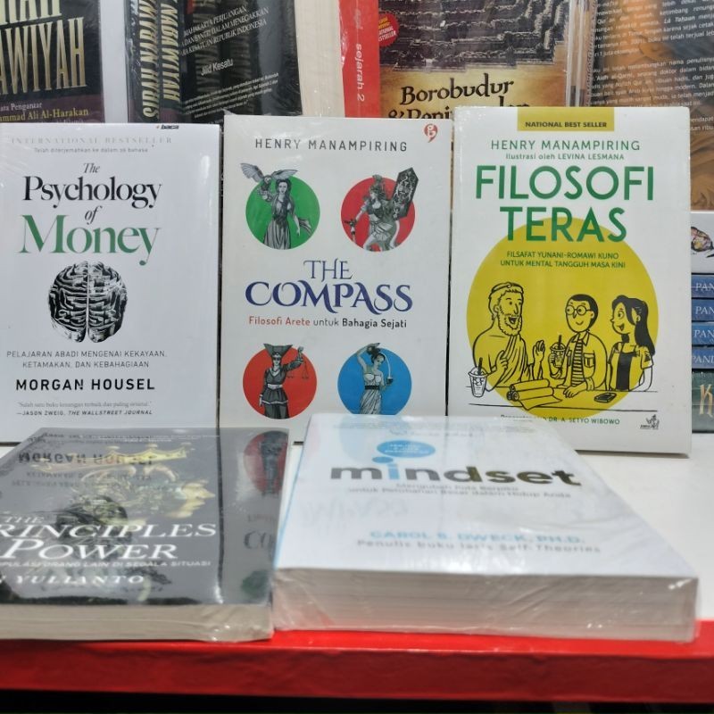 Jual Paket 5 Buku The Psychology Of Money The Compass Filosofi Teras