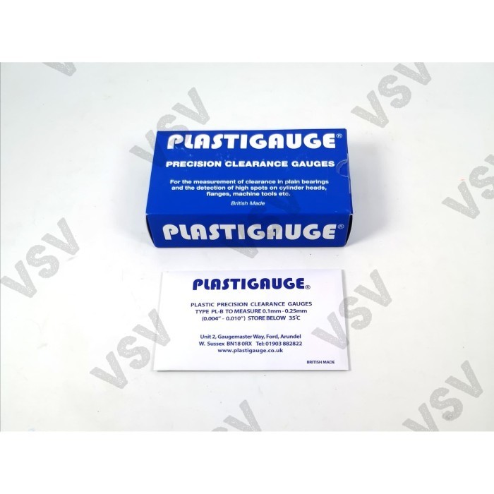 Jual PLASTIGAUGE BIRU PLASTI GAUGE PLASTIC GAUGE BIRU 0.100-0.250mm ...