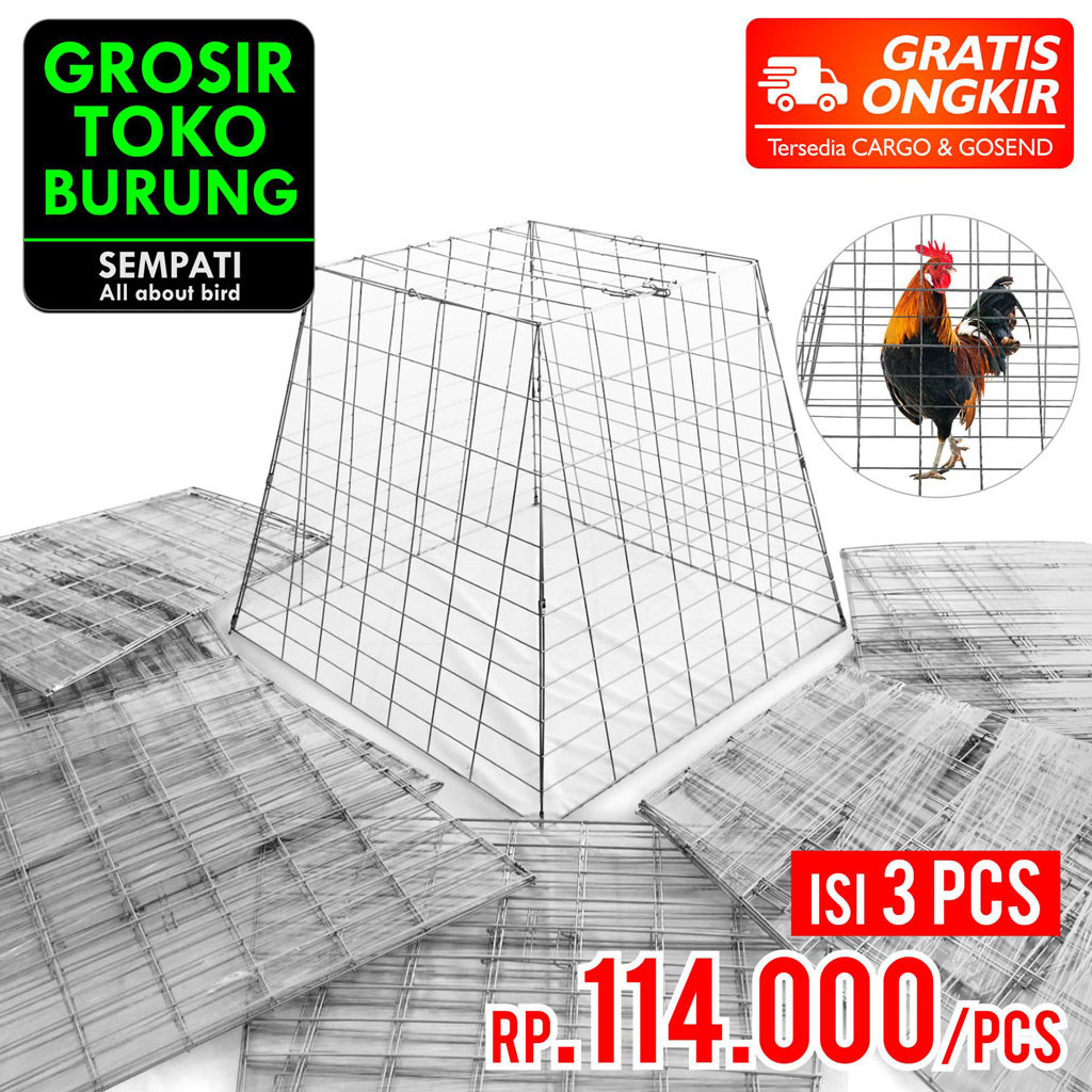 Jual Promo Kandang Sempati Grosir Kandang Ayam Jago Sangkar Kurungan