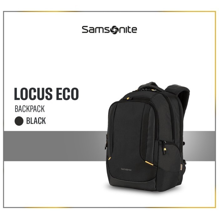 Jual Samsonite Locus Eco LP Backpack N1 Black Shopee Indonesia