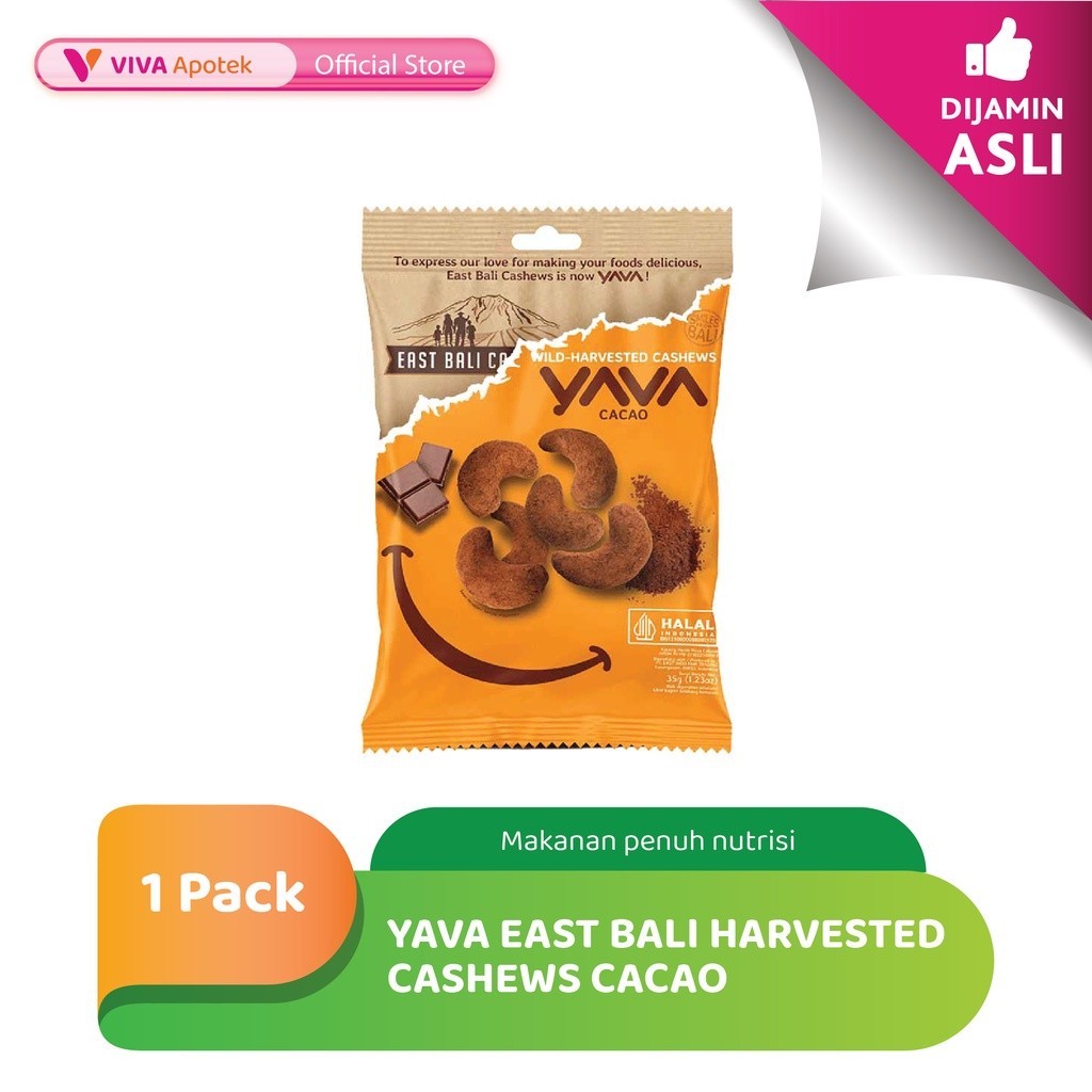 Jual Yava East Bali Harvested Cashews Cacao 35 Gram 1 Pack Shopee