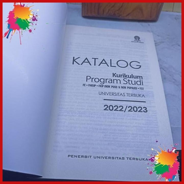 Jual KATALOG KURIKULUM PROGRAM STUDI UNIVERSITAS TERBUKA 2022/2023 (GLV ...