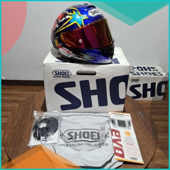 Jual Helm Shoei X14 X-Fourteen Norick Abe TC2 SNI NEW Bonus Visor ...