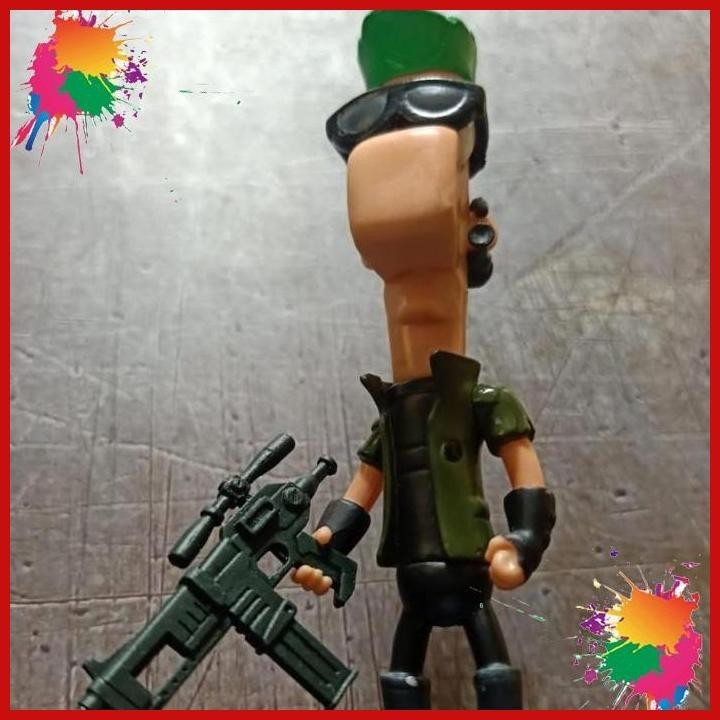 Jual (ZOOP) ACTION FIGURE CARTOON CHARACTER PHINEAS AND FERB ARMY STYLE ...