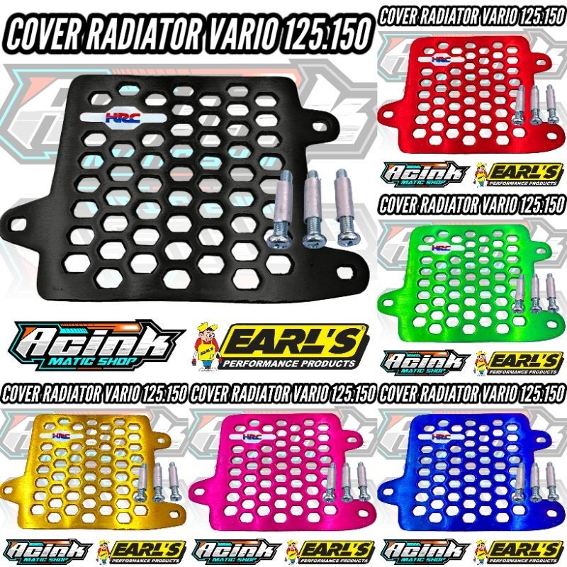 Jual COVER RADIATOR HRC VARIO 125 150 PCX ADV CNC / COVER RADIATOR HRC ...