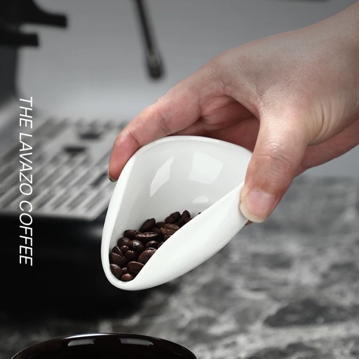 Jual COFFEE TEA CERAMIC DOSING TRAY Mangkok Takar Biji Kopi Teh Keramik
