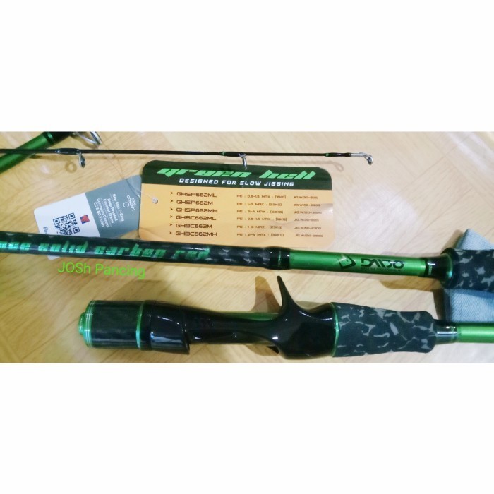 Jual Joran Daido Green Hell Pro Series Spinning Overhead BC 662 PE 1-3 ...