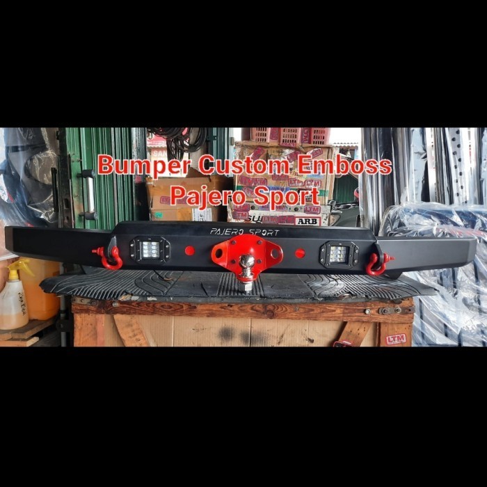 Jual Towing Bar Bumper Guard Belakang Mobil Mitsubishi Pajero Sport