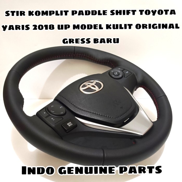 Jual Stir Komplit Paddle Shift Toyota Yaris 2018 Up Model Kulit Original Termurah Shopee Indonesia