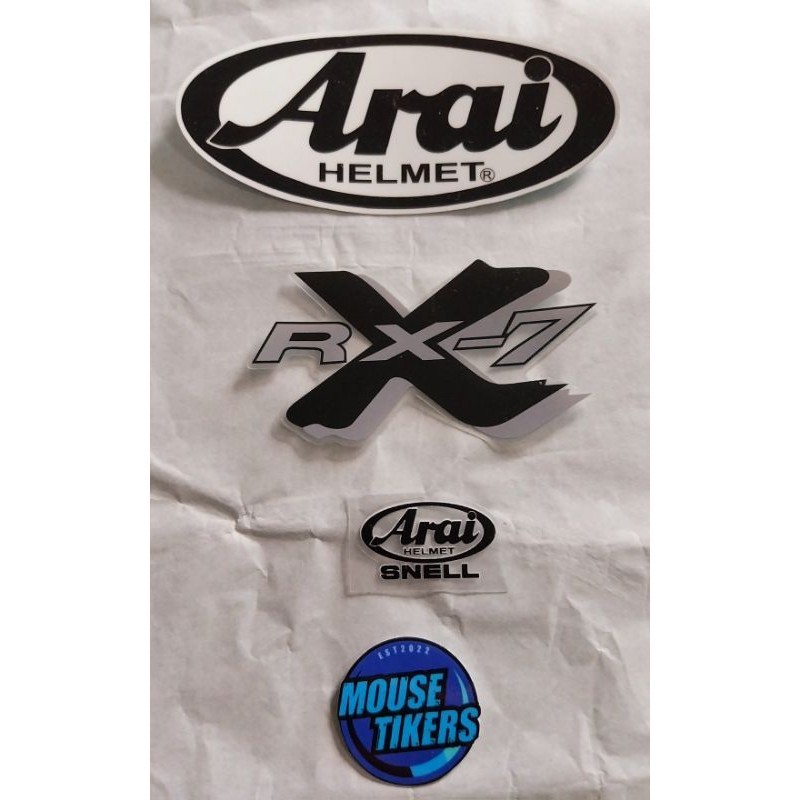 Jual STICKER PAKET ARAI RX-7 X | Shopee Indonesia