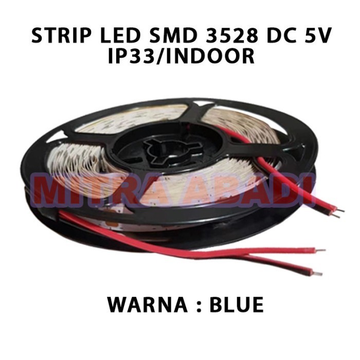 Jual New Lampu Led Strip Smd 3528 Single Colour Dc 5V Ip33 ( Indoor ...