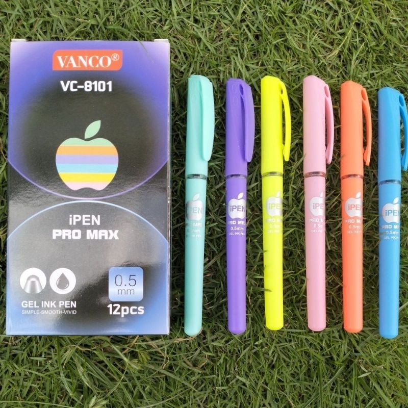 Jual (12pcs) Bolpen IPEN PRO MAX Vanco VC-8101/Ipen Pro Max 0.5 mm/Gel ...