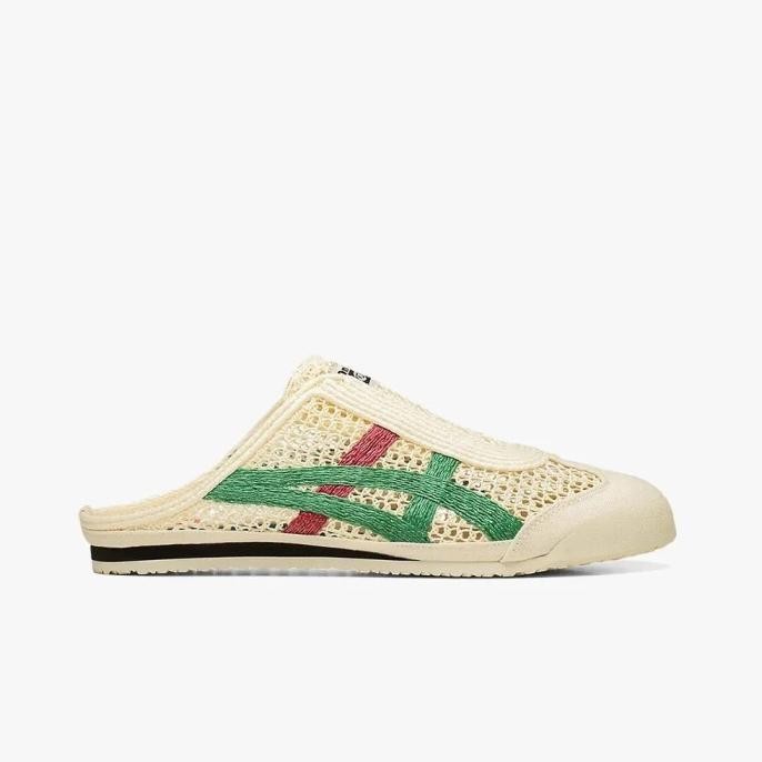 Onitsuka Tiger Mexico 66 Sabot 100% Original Sepatu Sandal Pria -White