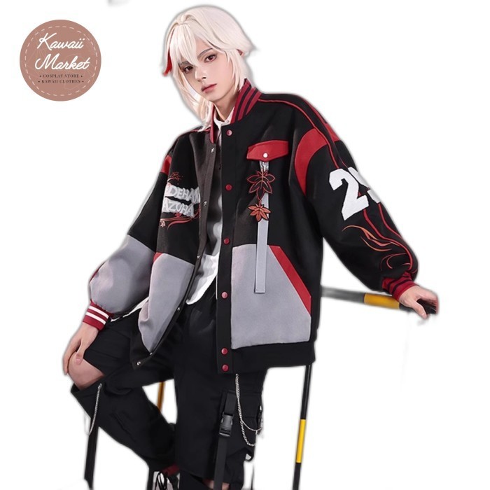 Jual KAZUHA KAEDEHARA VARSITY JACKET COSPLAY GENSHIN IMPACT GAMES JAKET ...