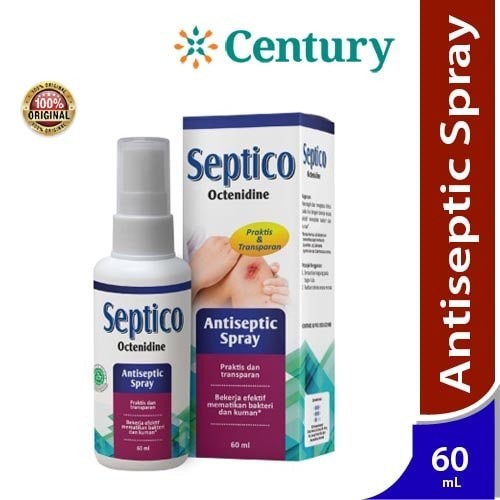 Jual Septico Antiseptic Spray 60ml / Antiseptic Octenidine / antiseptic ...