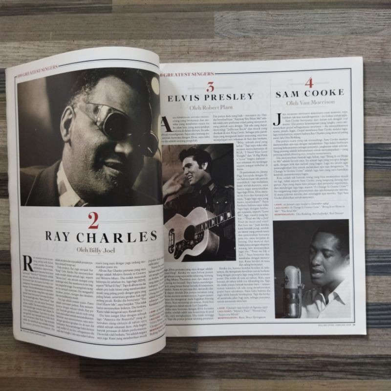 Jual MAJALAH ROLLING STONE EDISI SPESIAL : THE 100 GREATEST SINGERS OF ...