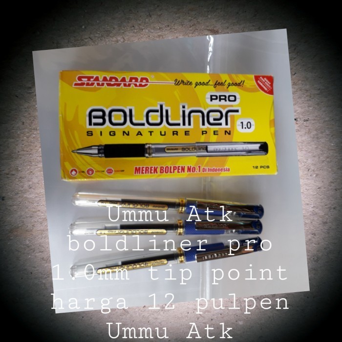 Jual Standard. Pena Gel Boldliner Pro 1.0 | Shopee Indonesia