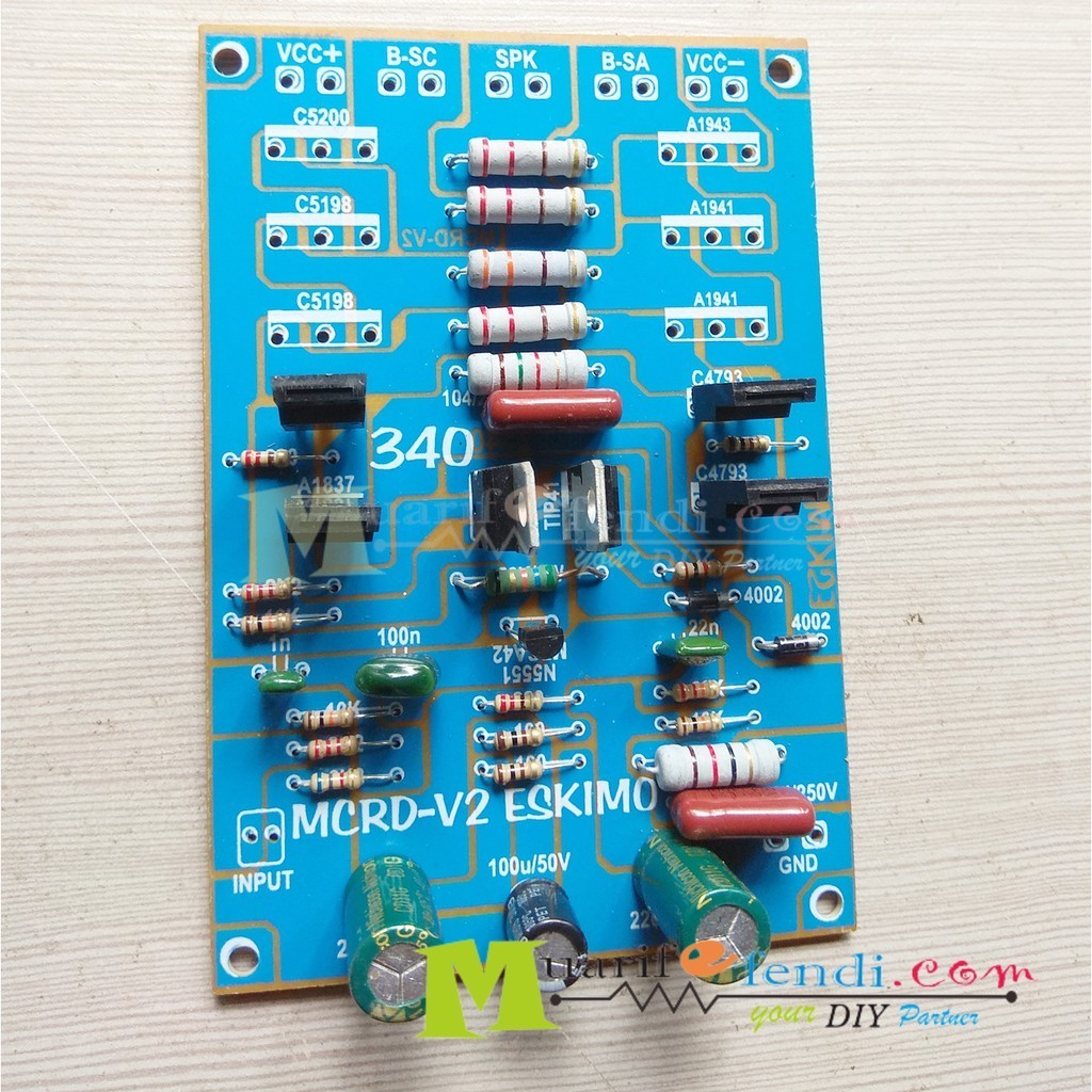Jual KIT Power Amplifier MCRD V2 TEF ESKIMO 340M LOW SUB TANPA TR TEF