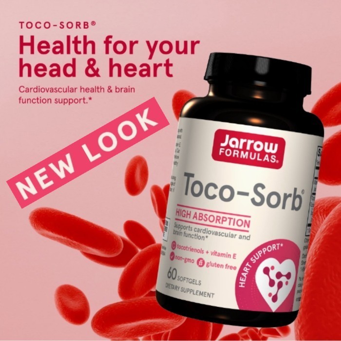 Jual Jarrow Formulas Toco-Sorb Mixed Tocotrienols Vitamin E 3X 60 ...